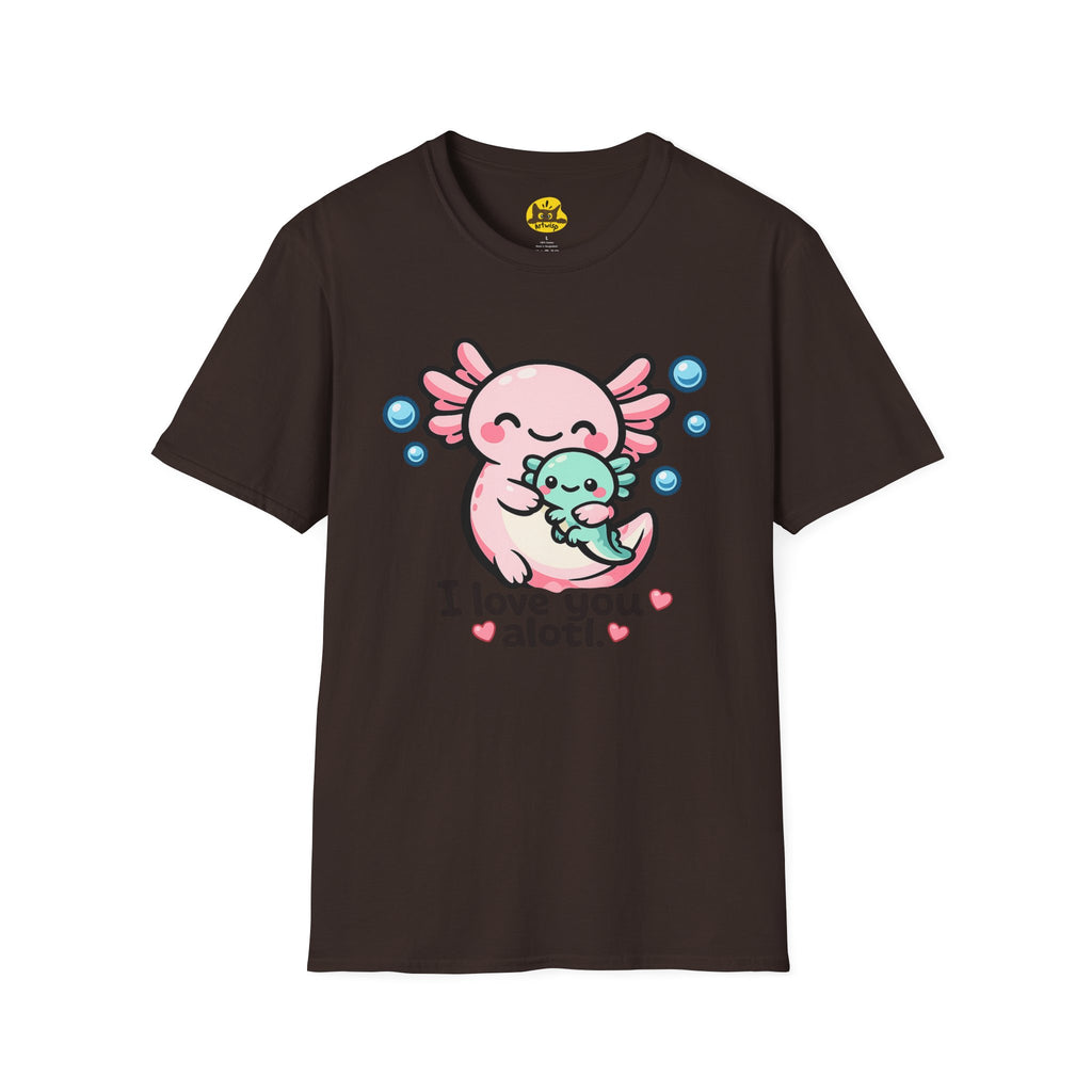 "I love you a lotl" Cute Axolotl Family Tee