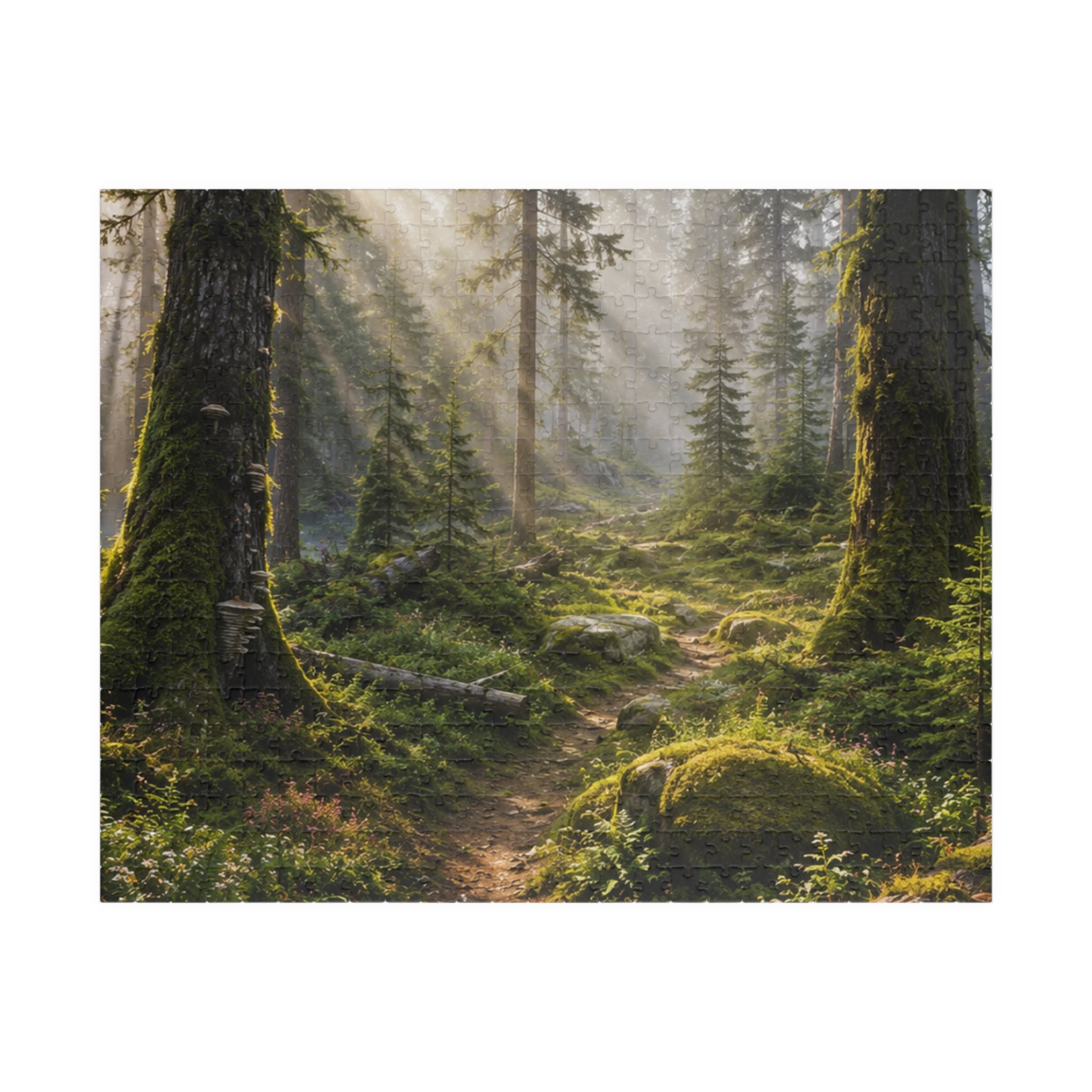 Mystic Forest Path Puzzle — Scenic Woodland Jigsaw (110/252/520/1014 pcs)