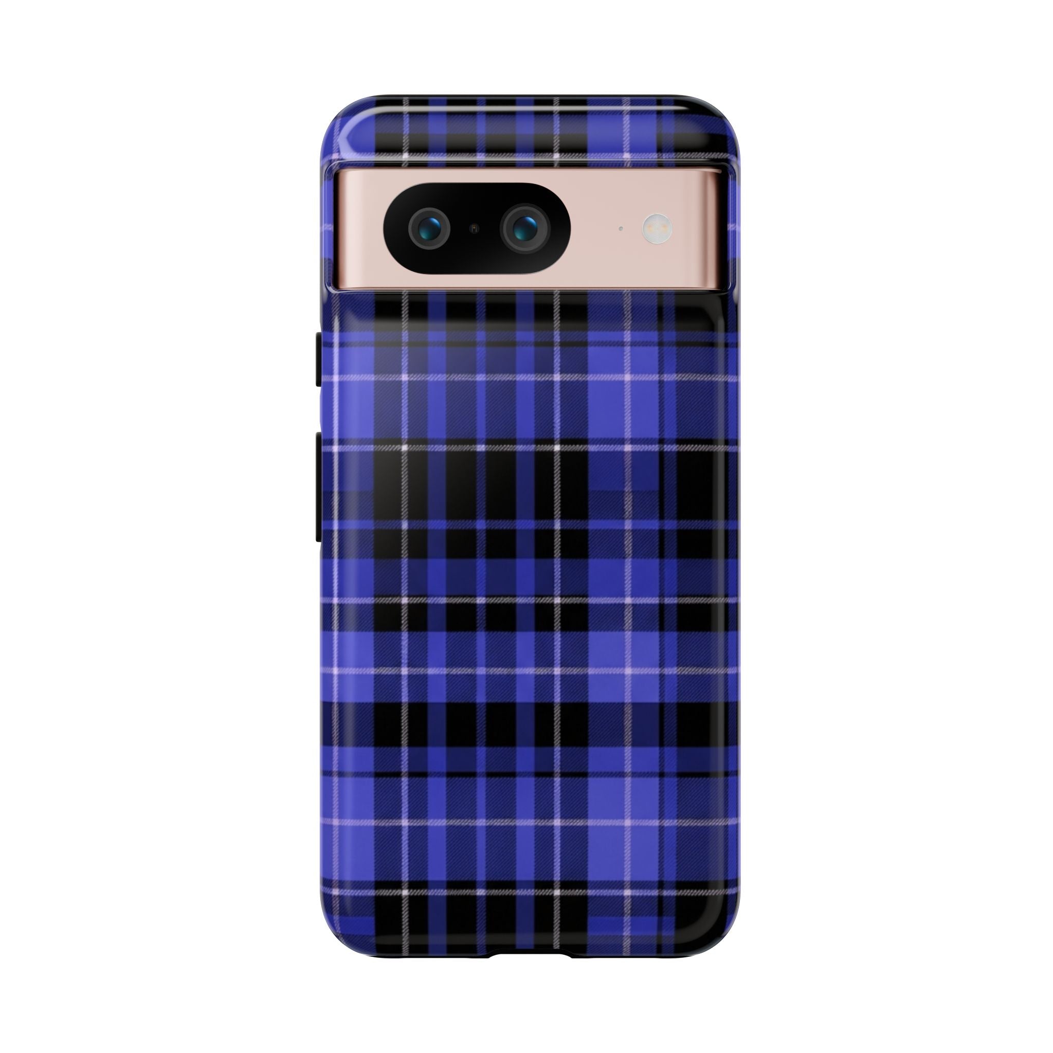 Blue Buffalo Plaid Tough Case — Blue Plaid Protective Phone Case