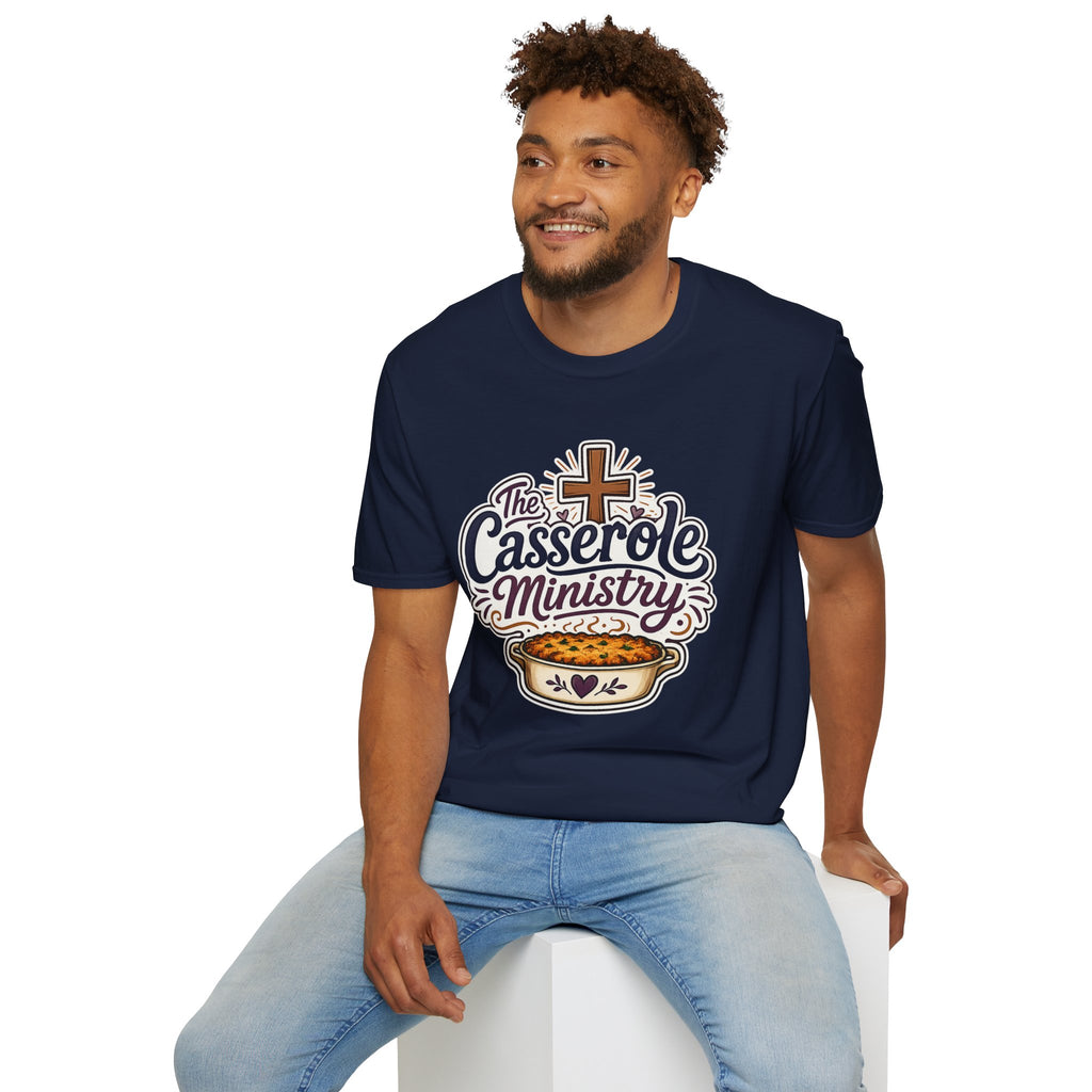 Casserole Ministry T‑Shirt — Faith & Fellowship Church Cooking Crew Tee
