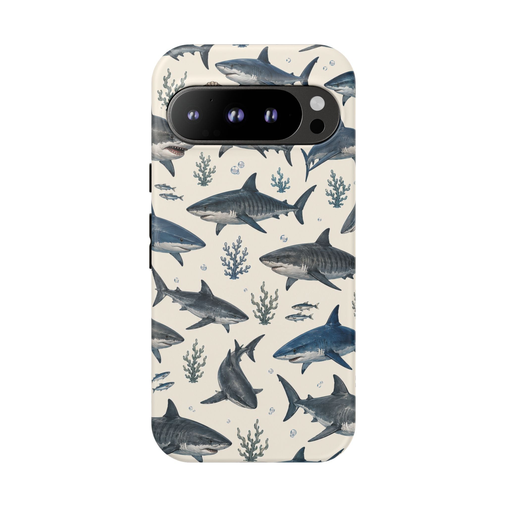 Shark Pattern Phone Case – Nautical Oceanic Phone Cover