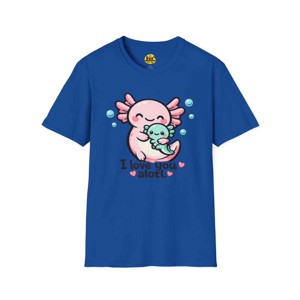 "I love you a lotl" Cute Axolotl Family Tee