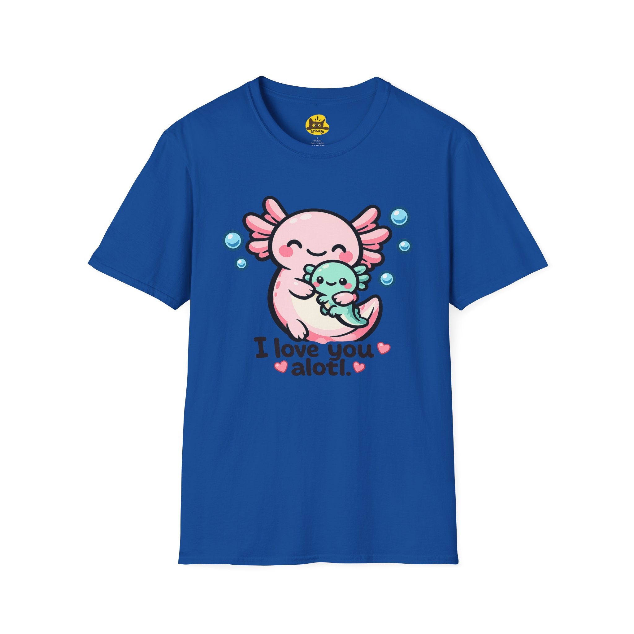 "I love you a lotl" Cute Axolotl Family Tee
