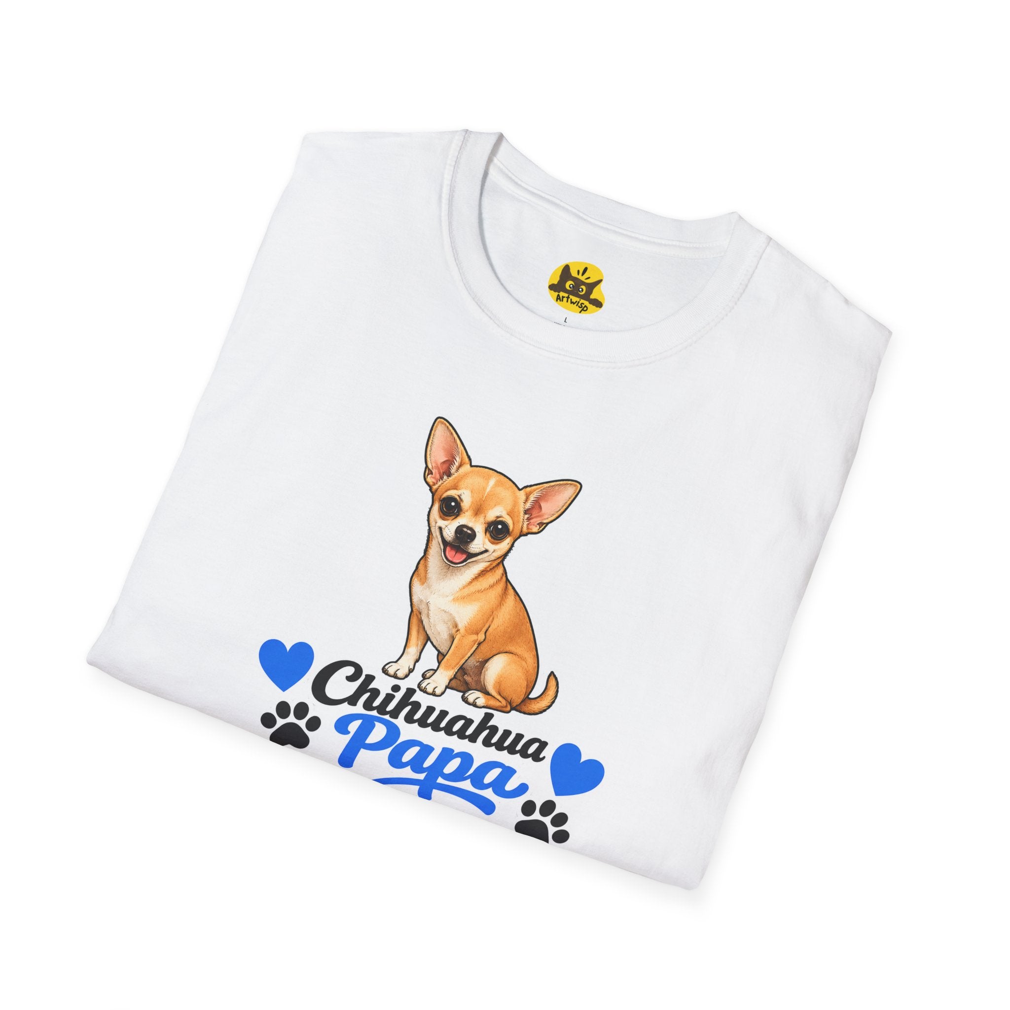 Chihuahua Papa T-Shirt — Cute Dog Dad Graphic Tee