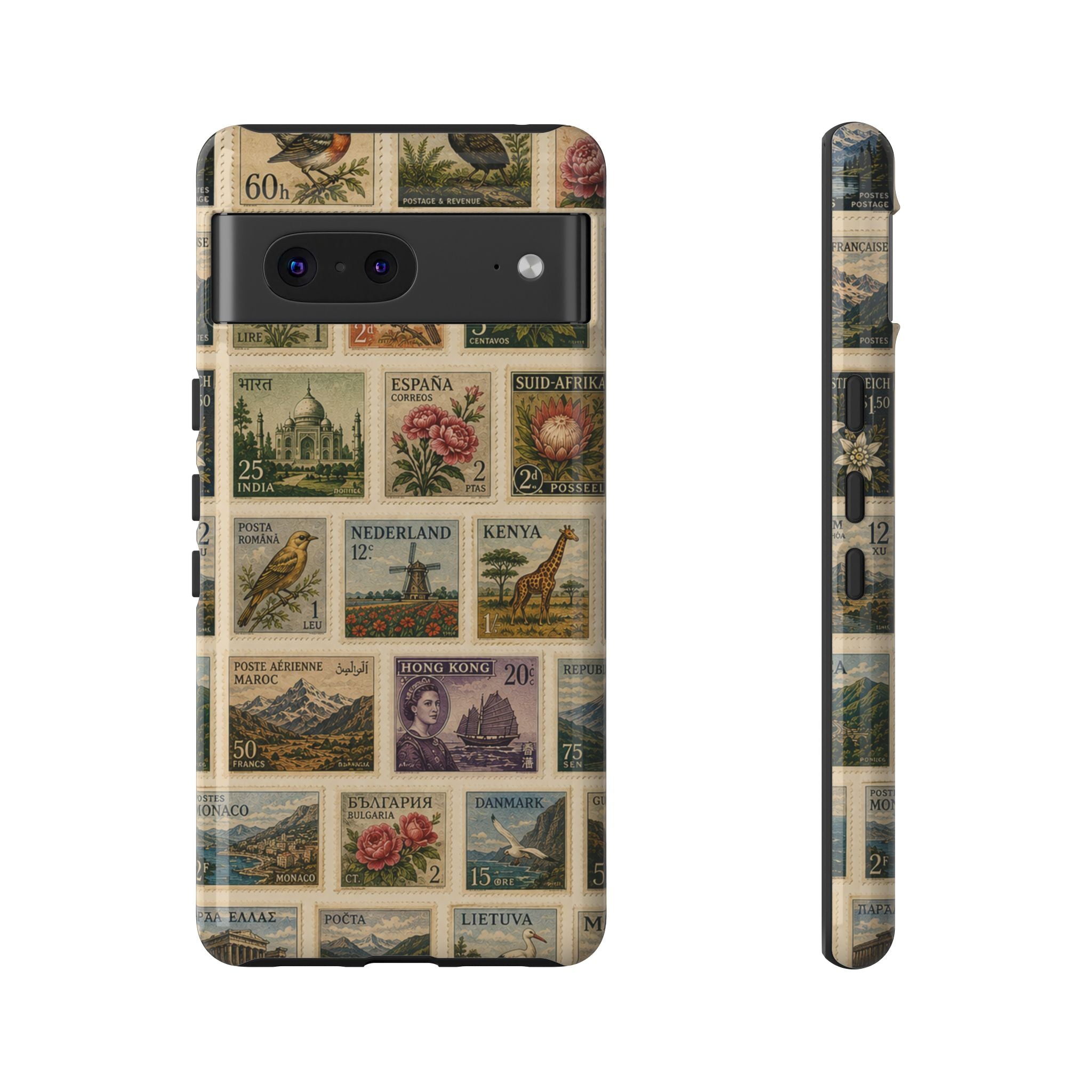 Vintage Postage Stamp Phone Case | Multiple Types