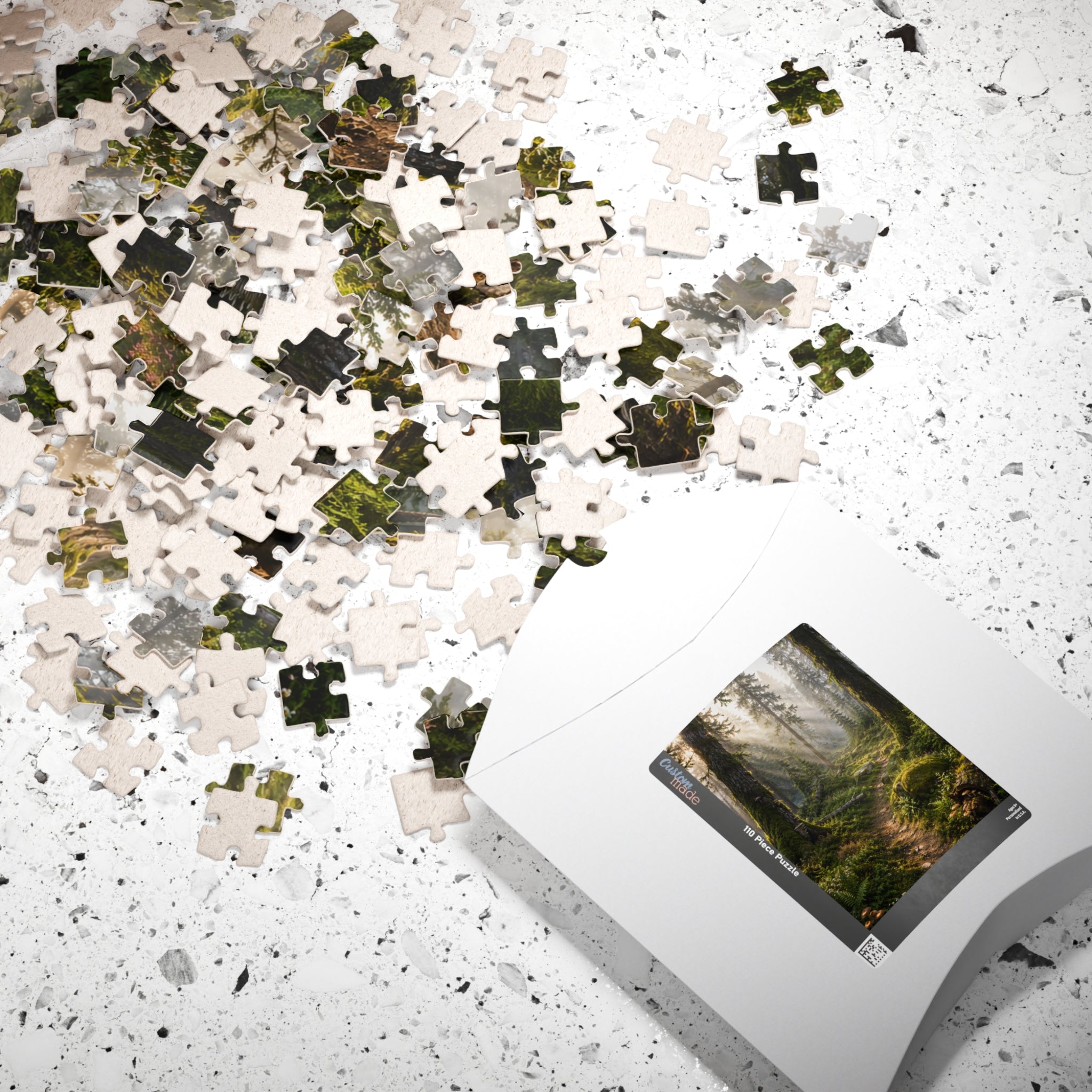 Mystic Forest Path Puzzle — Scenic Woodland Jigsaw (110/252/520/1014 pcs)