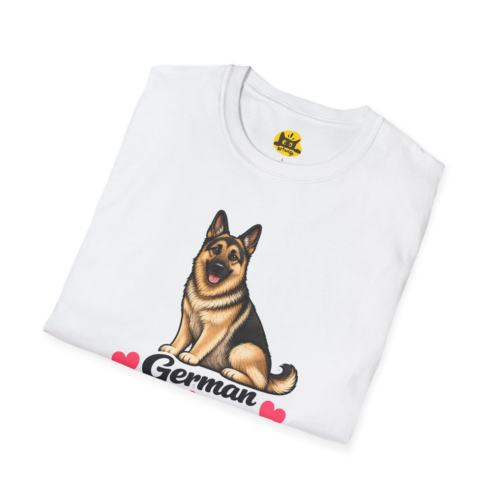 German Mama T-Shirt — Cute German Shepherd Mom Tee