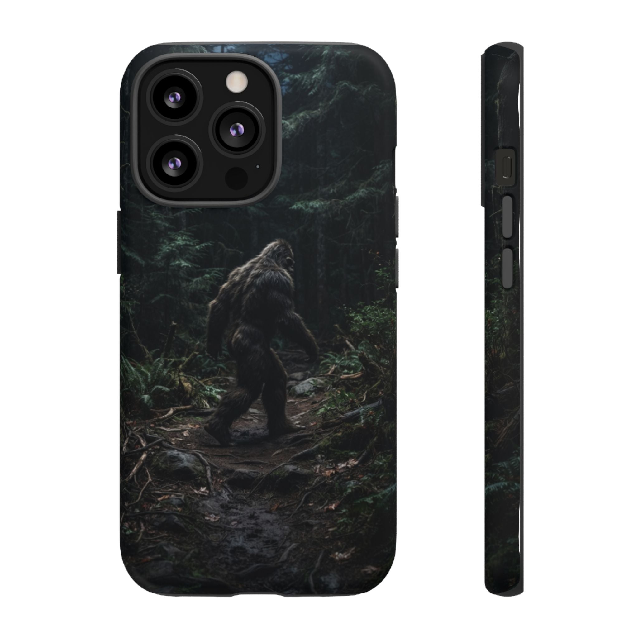 Bigfoot Forest Phone Case — Sasquatch Woodland Protective Cover