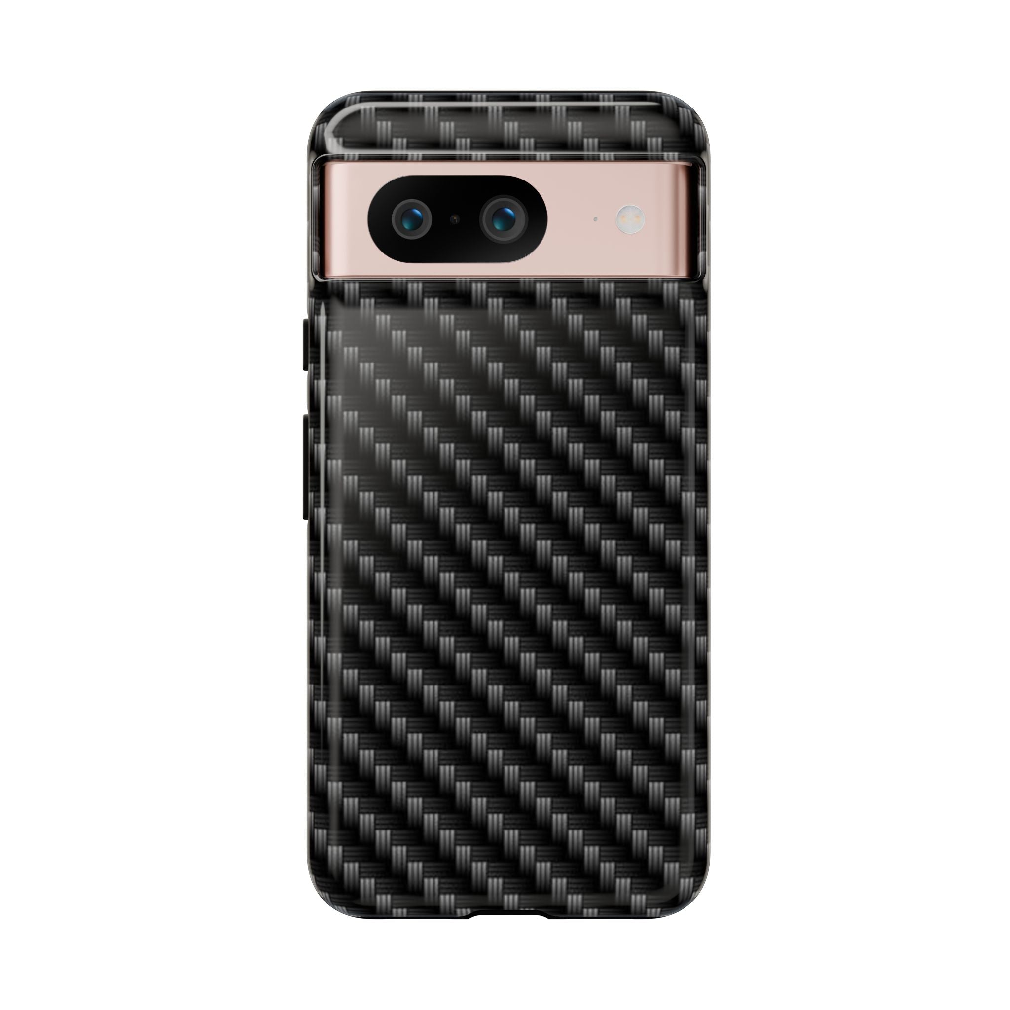 Carbon Fiber Pattern Tough Phone Case - Slim Protective Phone Cover