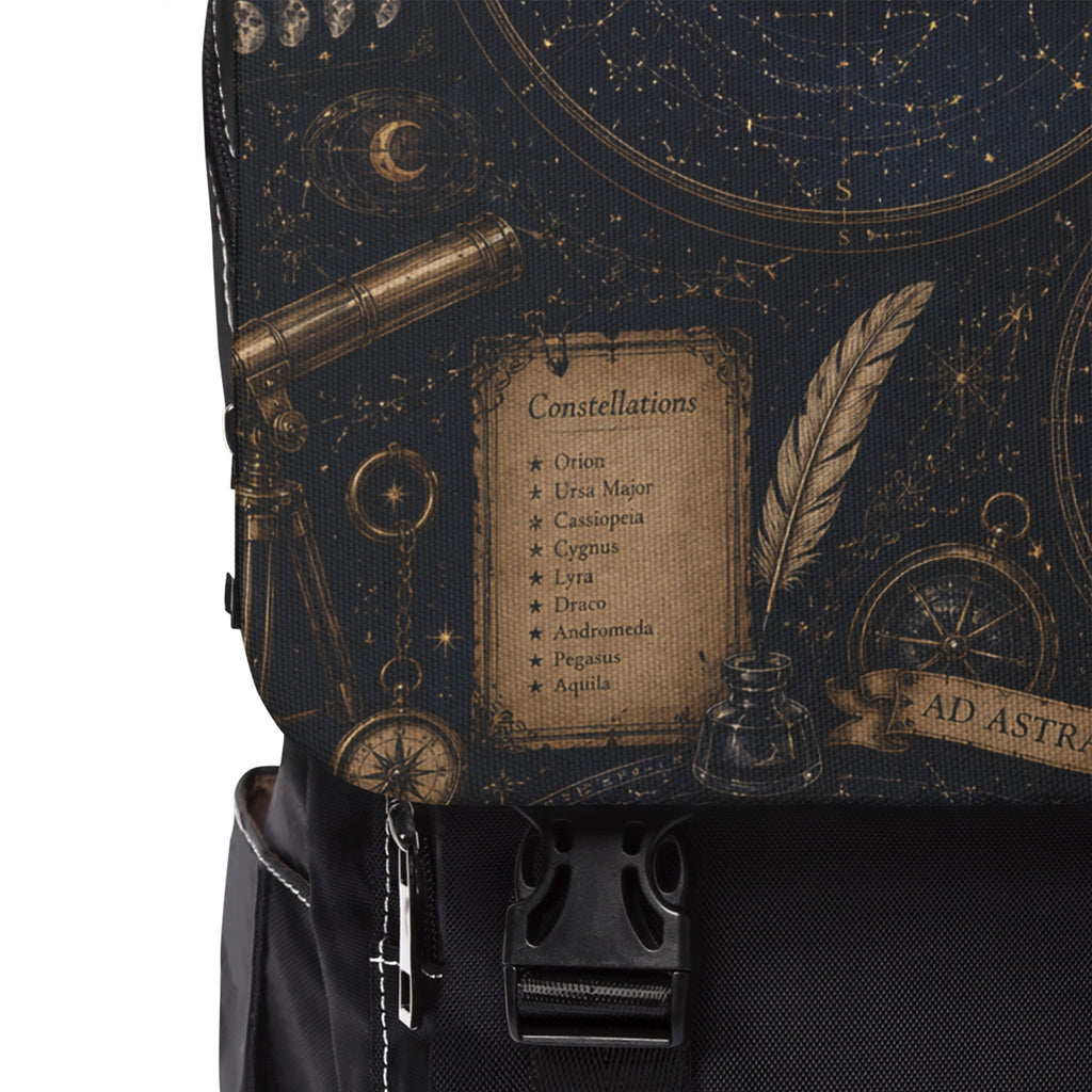 Astrology Star Map Shoulder Backpack – Celestial Constellation Shoulder Bag