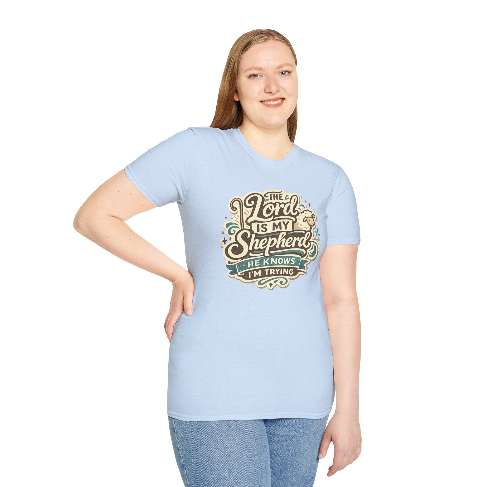 The Lord Is My Shepherd T-Shirt — Christian Faith Inspirational Tee