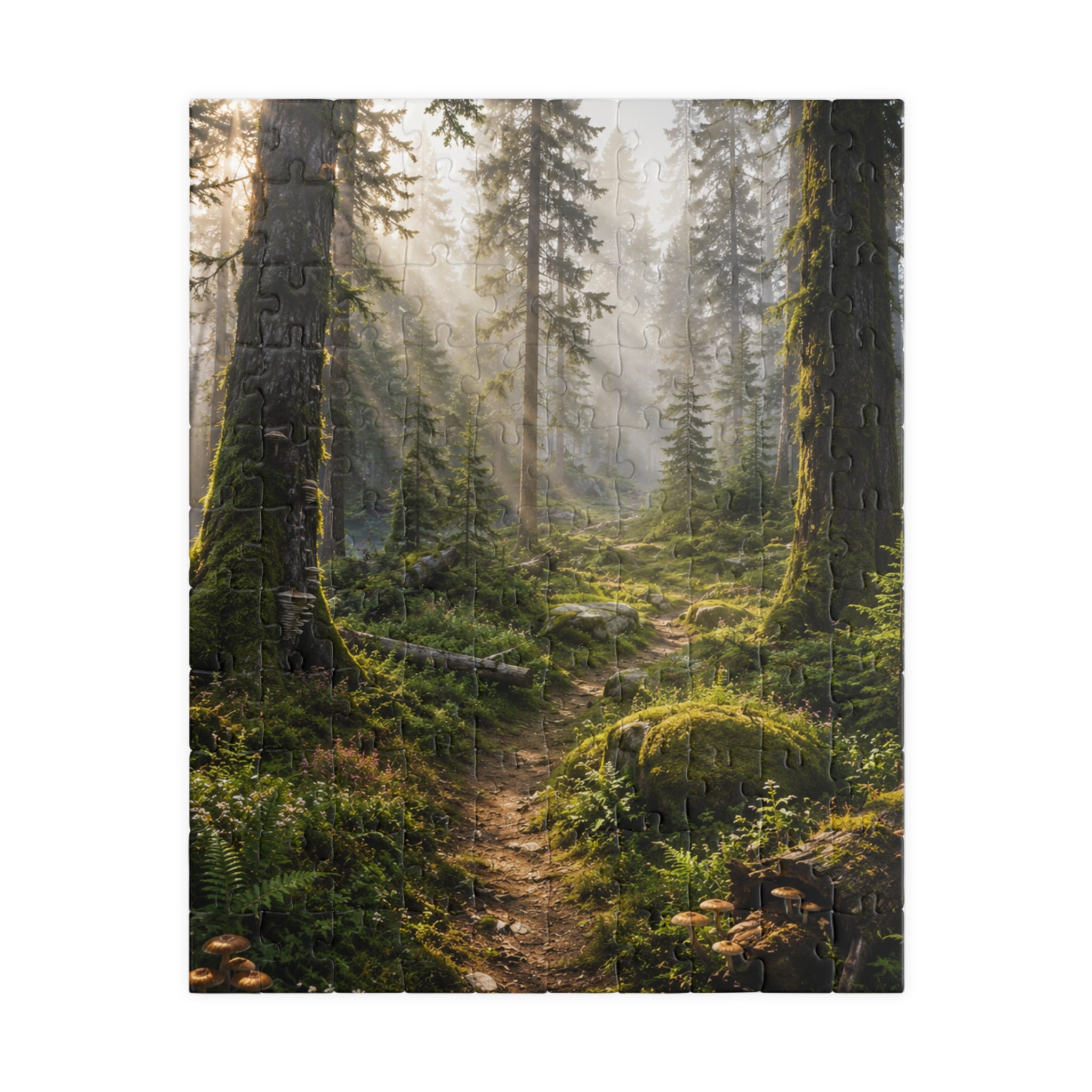 Mystic Forest Path Puzzle — Scenic Woodland Jigsaw (110/252/520/1014 pcs)