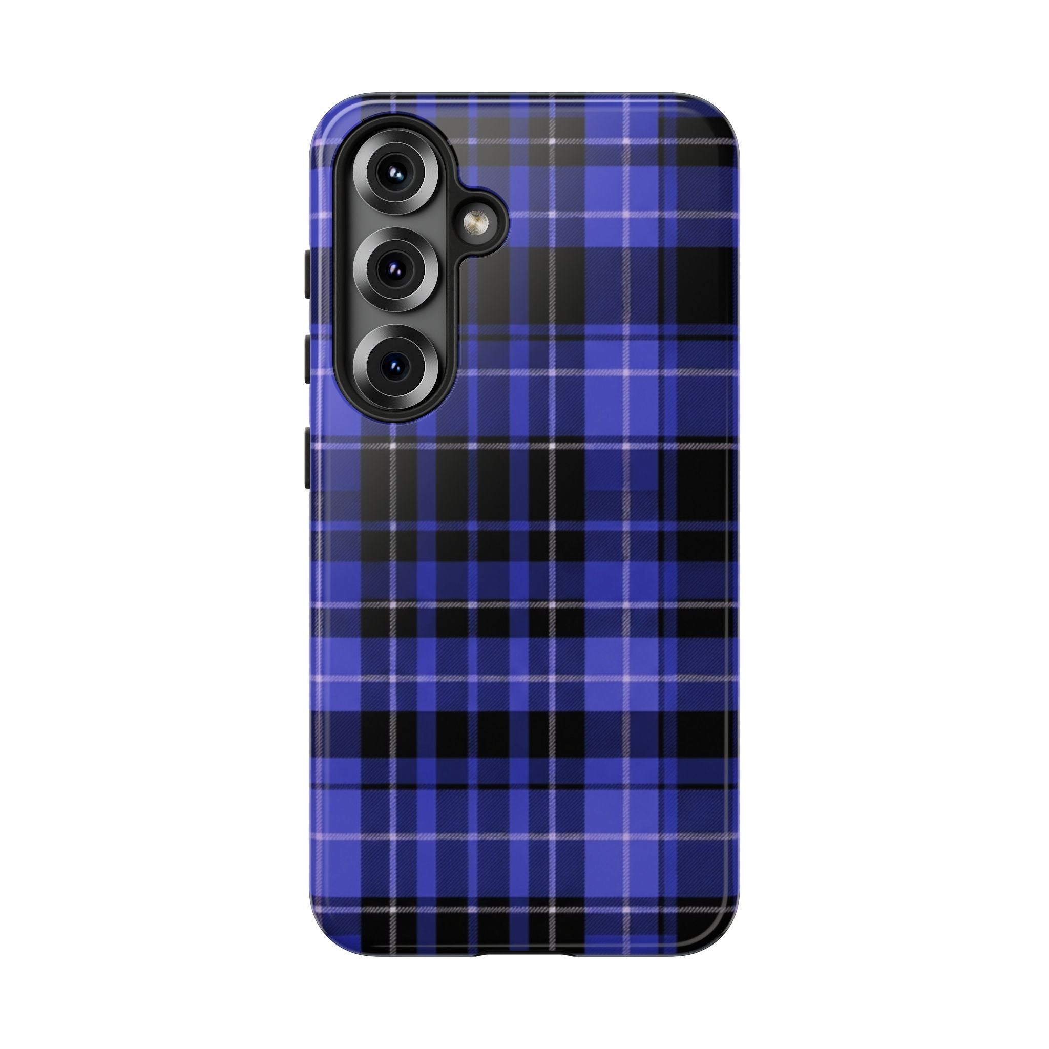Blue Buffalo Plaid Tough Case — Blue Plaid Protective Phone Case