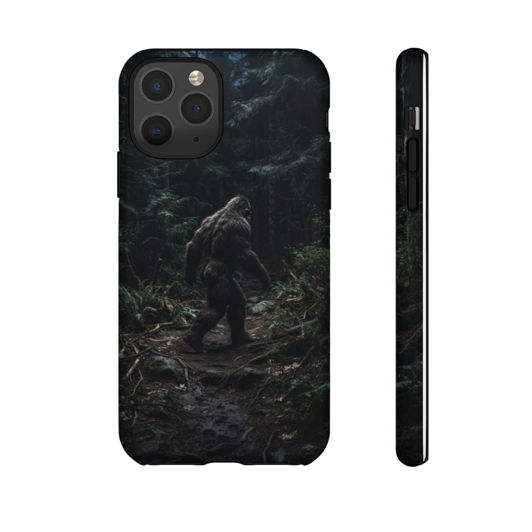 Bigfoot Forest Phone Case — Sasquatch Woodland Protective Cover