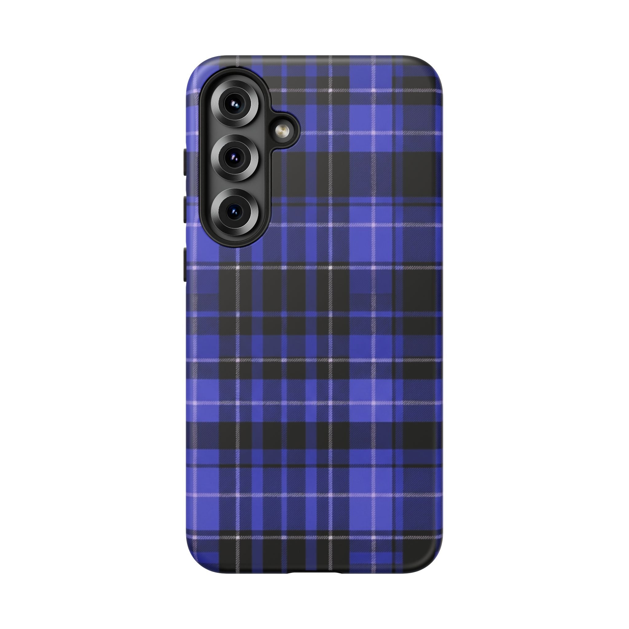 Blue Buffalo Plaid Tough Case — Blue Plaid Protective Phone Case