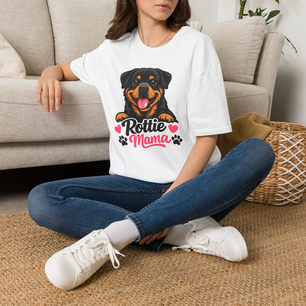 Rottie Mama T-Shirt — Cute Rottweiler Dog Mom Tee