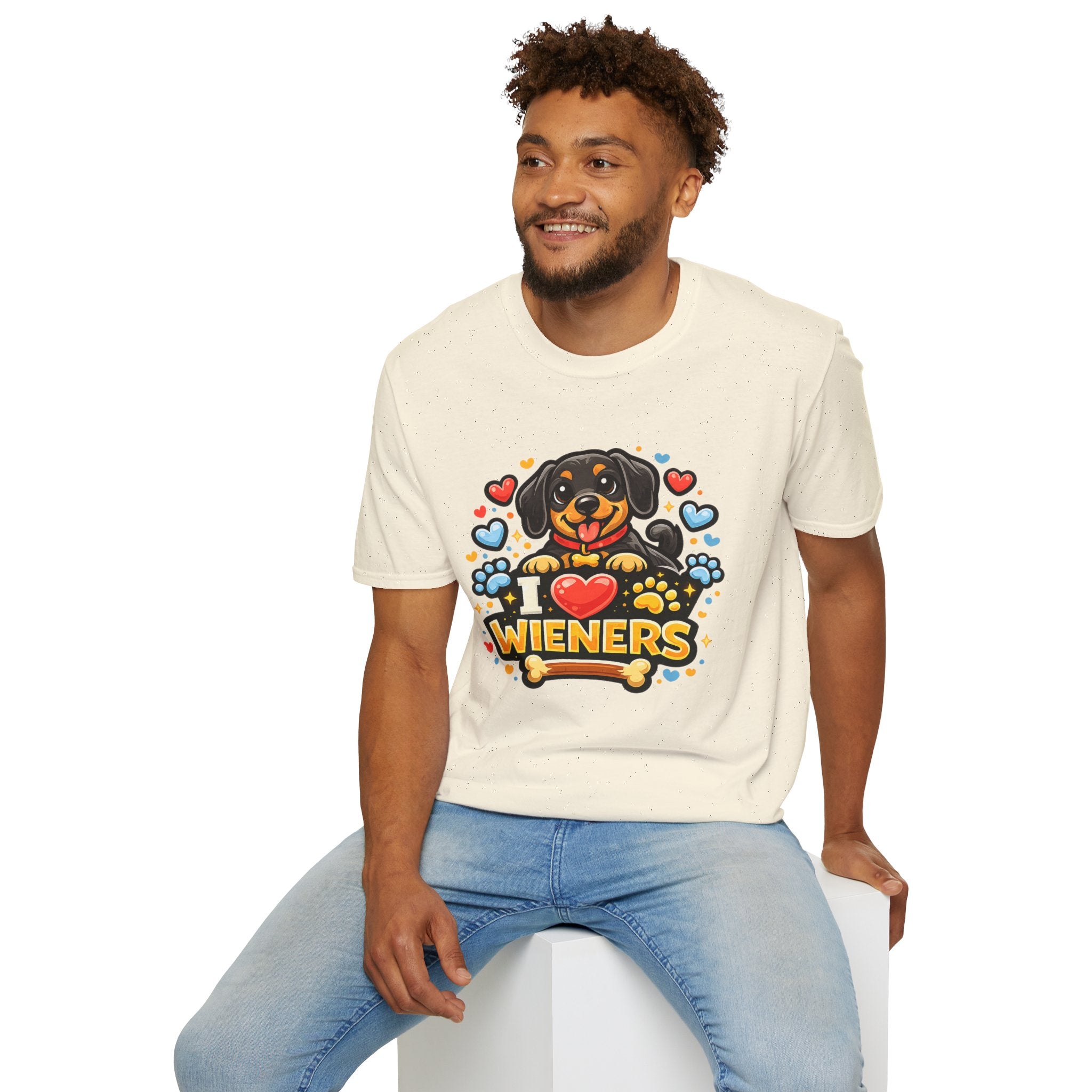 I Heart Wieners T-Shirt — Cute Dachshund Dog Lover Tee