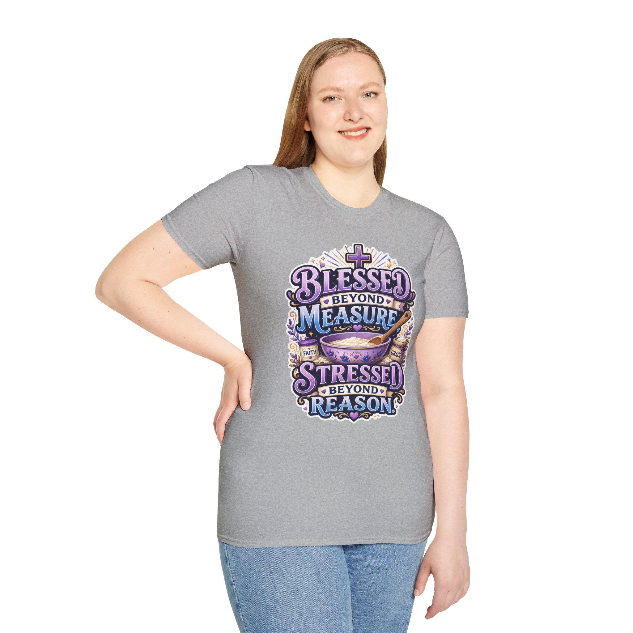 Blessed Beyond Measure T-Shirt — Faith-Inspired Christian Graphic Tee