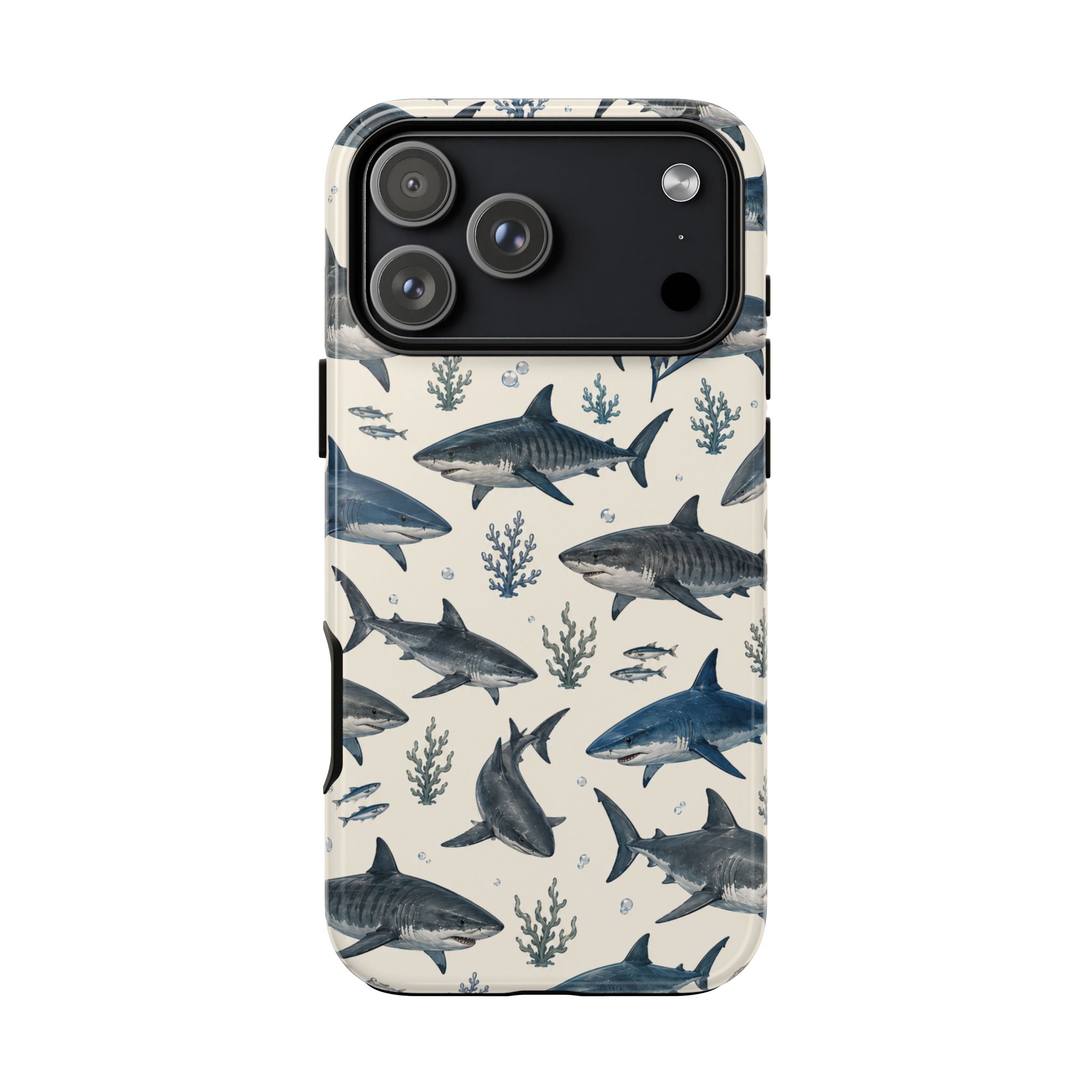 Shark Pattern Phone Case – Nautical Oceanic Phone Cover