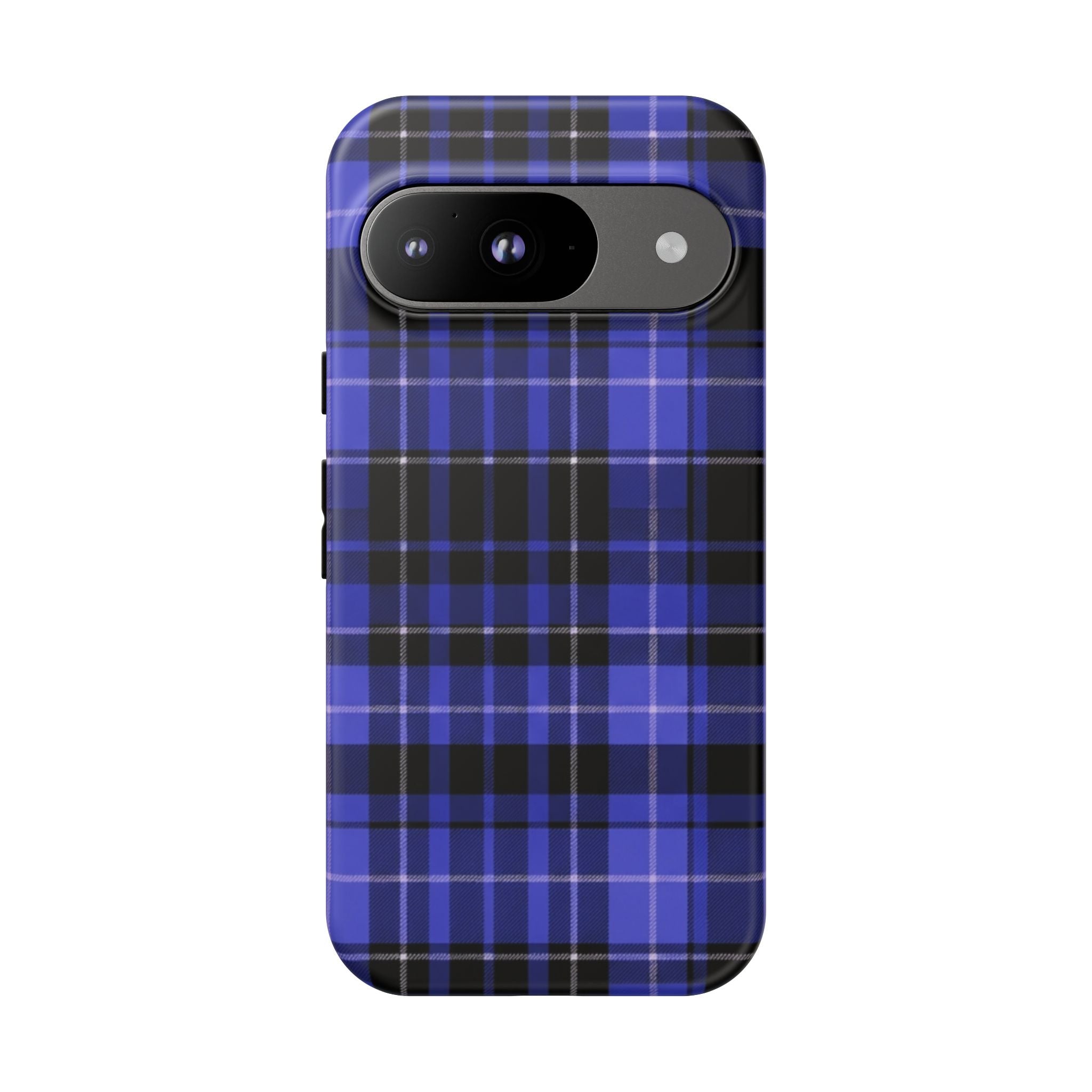 Blue Buffalo Plaid Tough Case — Blue Plaid Protective Phone Case