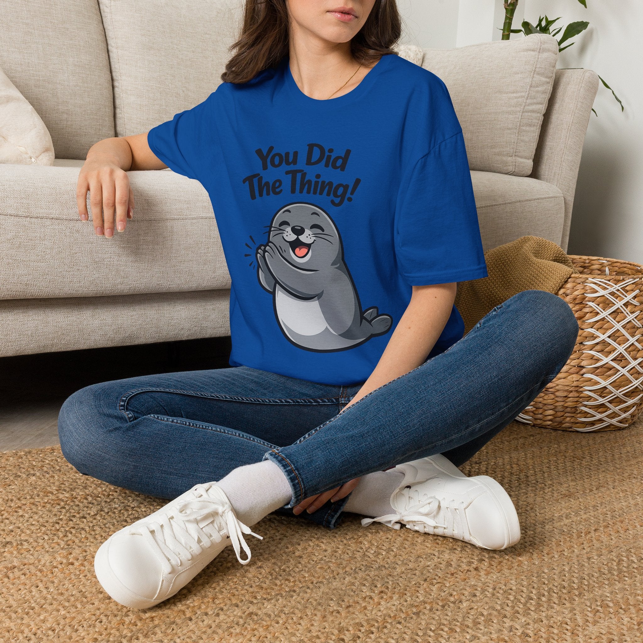 You Did The Thing! | Cute Applause Seal T-Shirt Gift