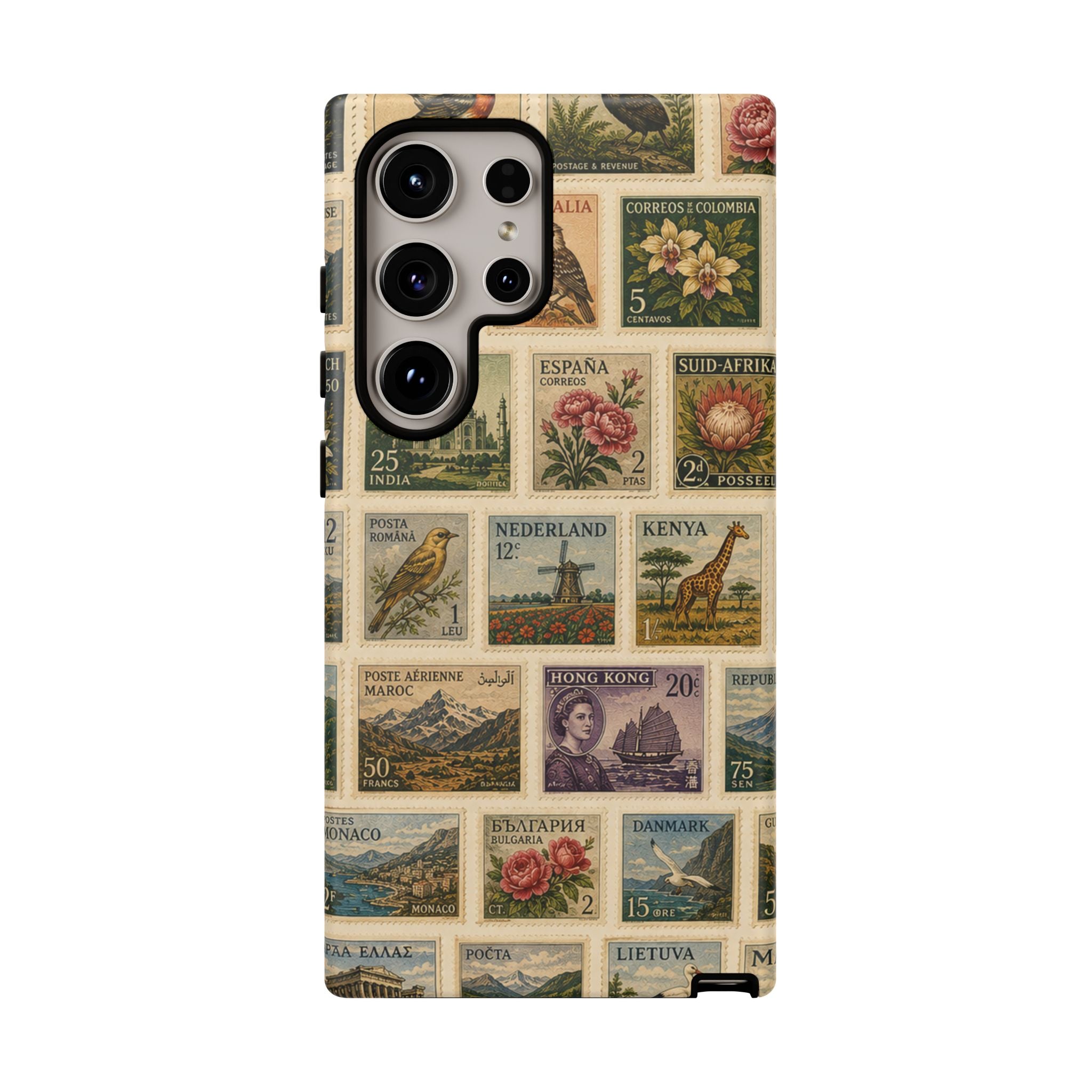 Vintage Postage Stamp Phone Case | Multiple Types