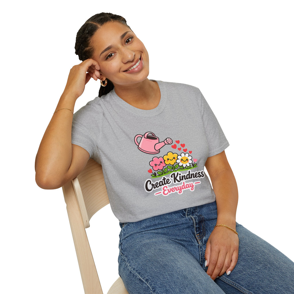 T-Shirt — Create Kindness Everyday Gardening Floral Tee