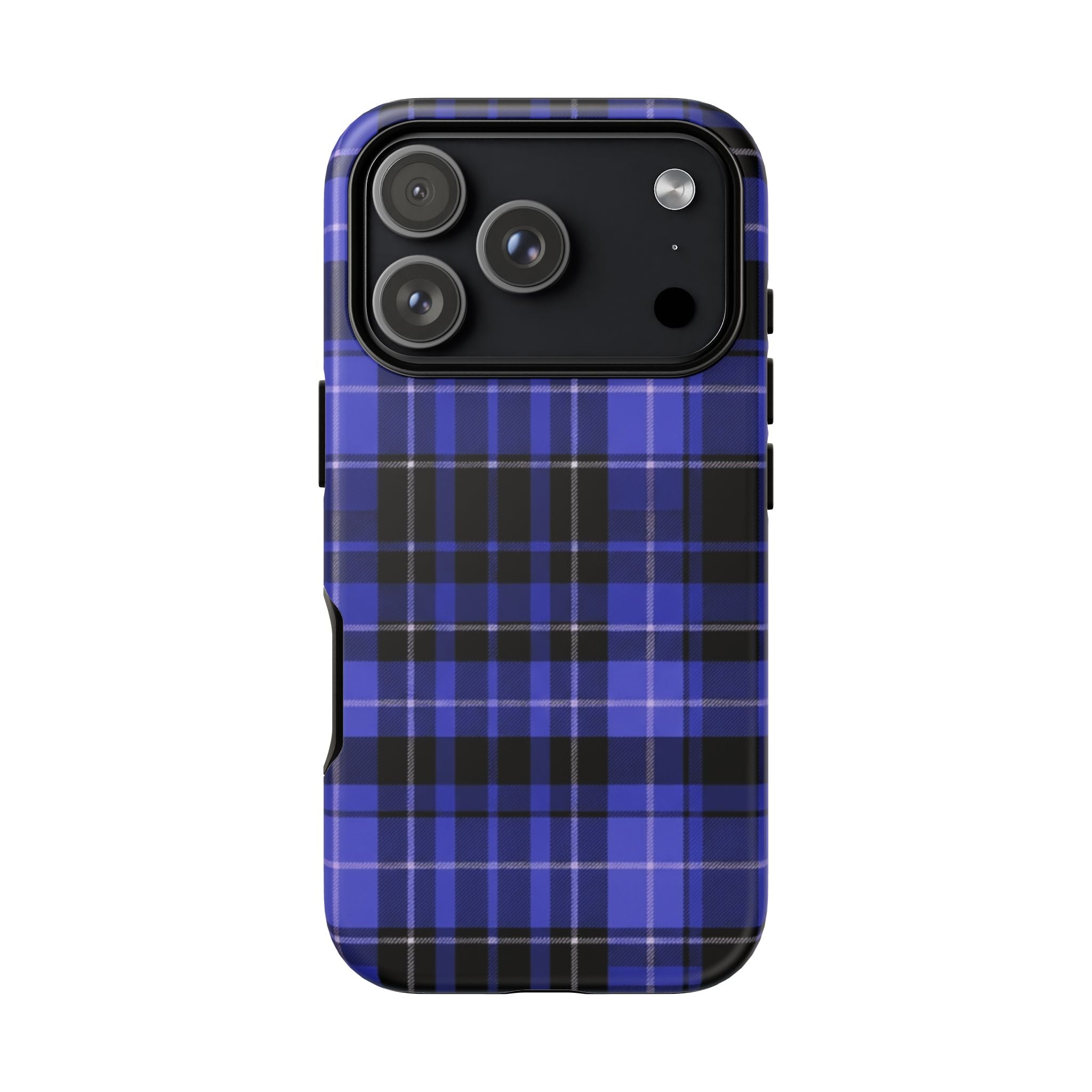 Blue Buffalo Plaid Tough Case — Blue Plaid Protective Phone Case
