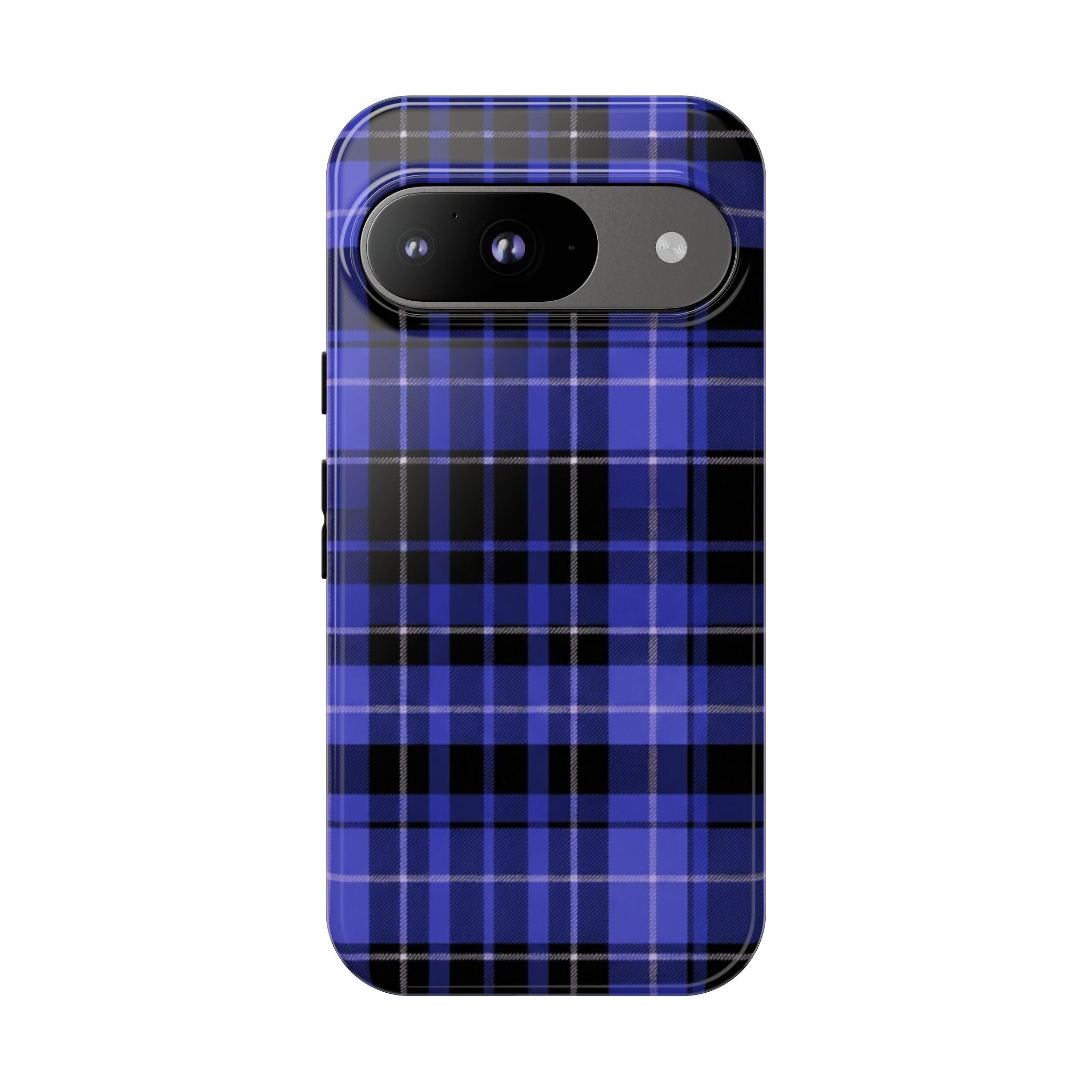 Blue Buffalo Plaid Tough Case — Blue Plaid Protective Phone Case