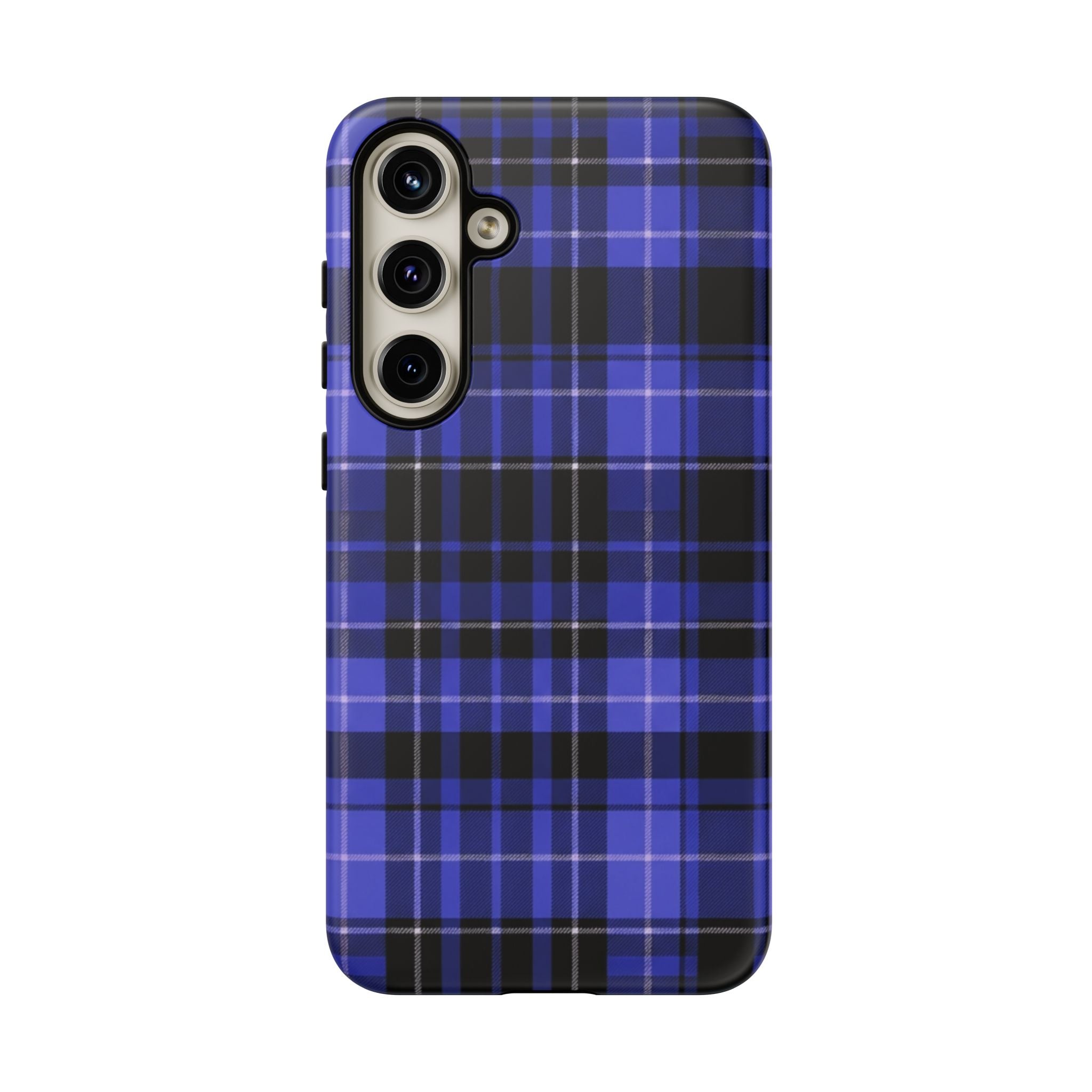 Blue Buffalo Plaid Tough Case — Blue Plaid Protective Phone Case