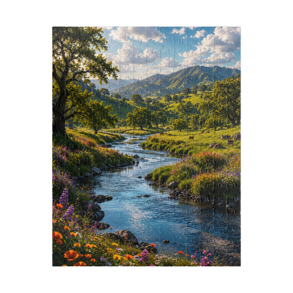 Scenic River Valley Jigsaw Puzzle — 110-1014 pcs Nature Puzzle