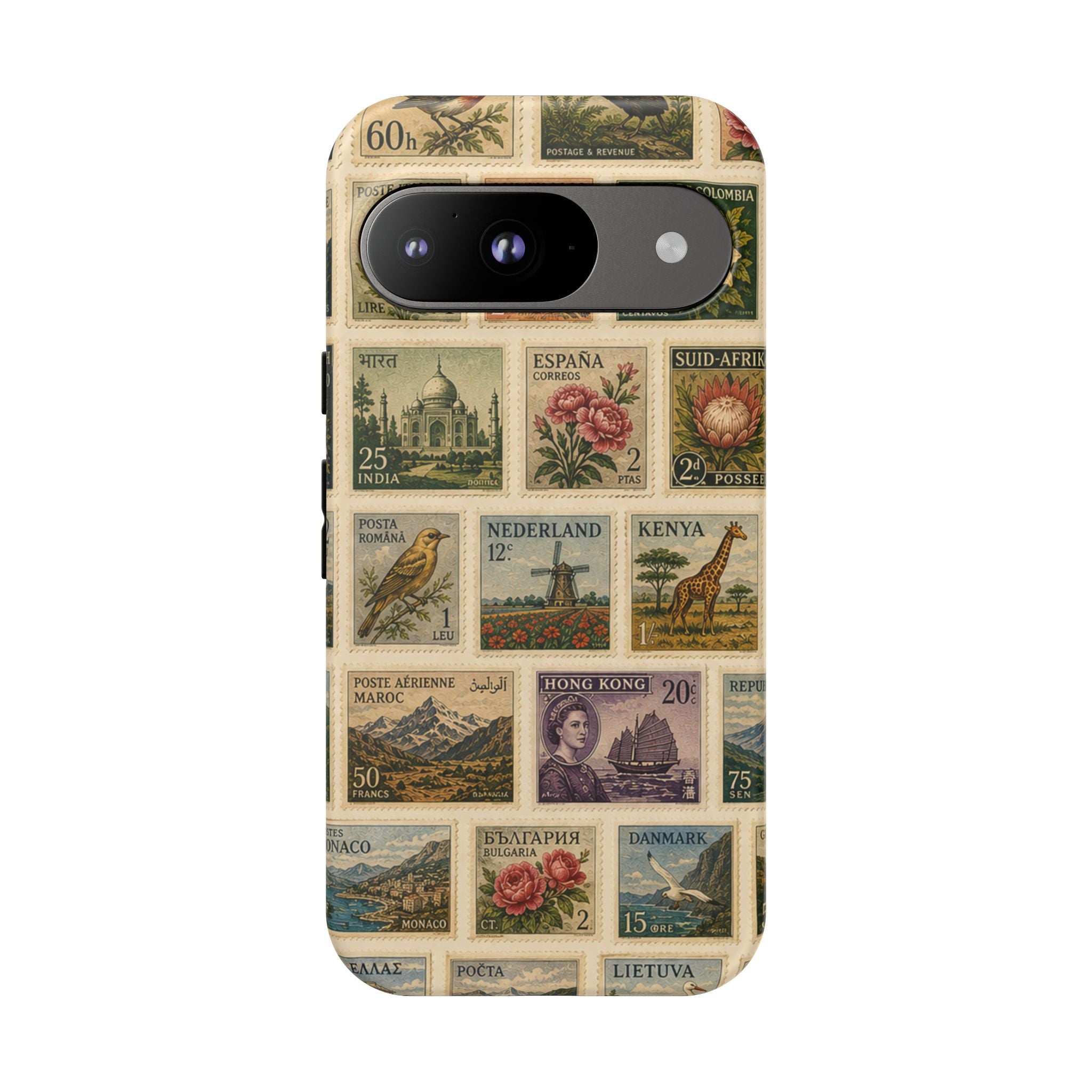 Vintage Postage Stamp Phone Case | Multiple Types