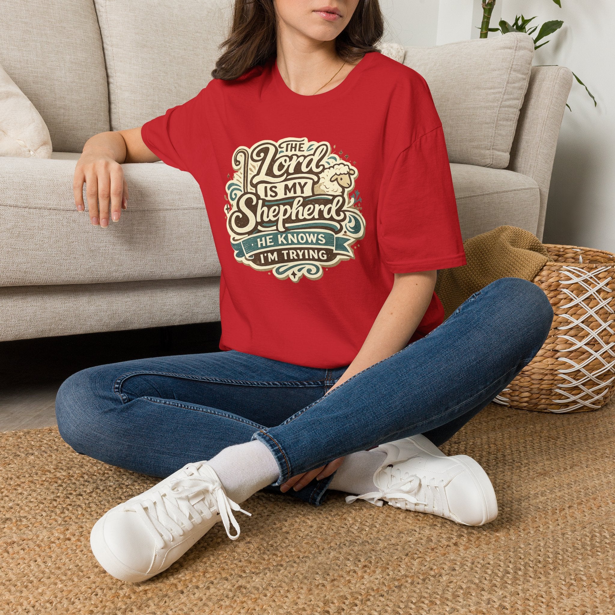 The Lord Is My Shepherd T-Shirt — Christian Faith Inspirational Tee