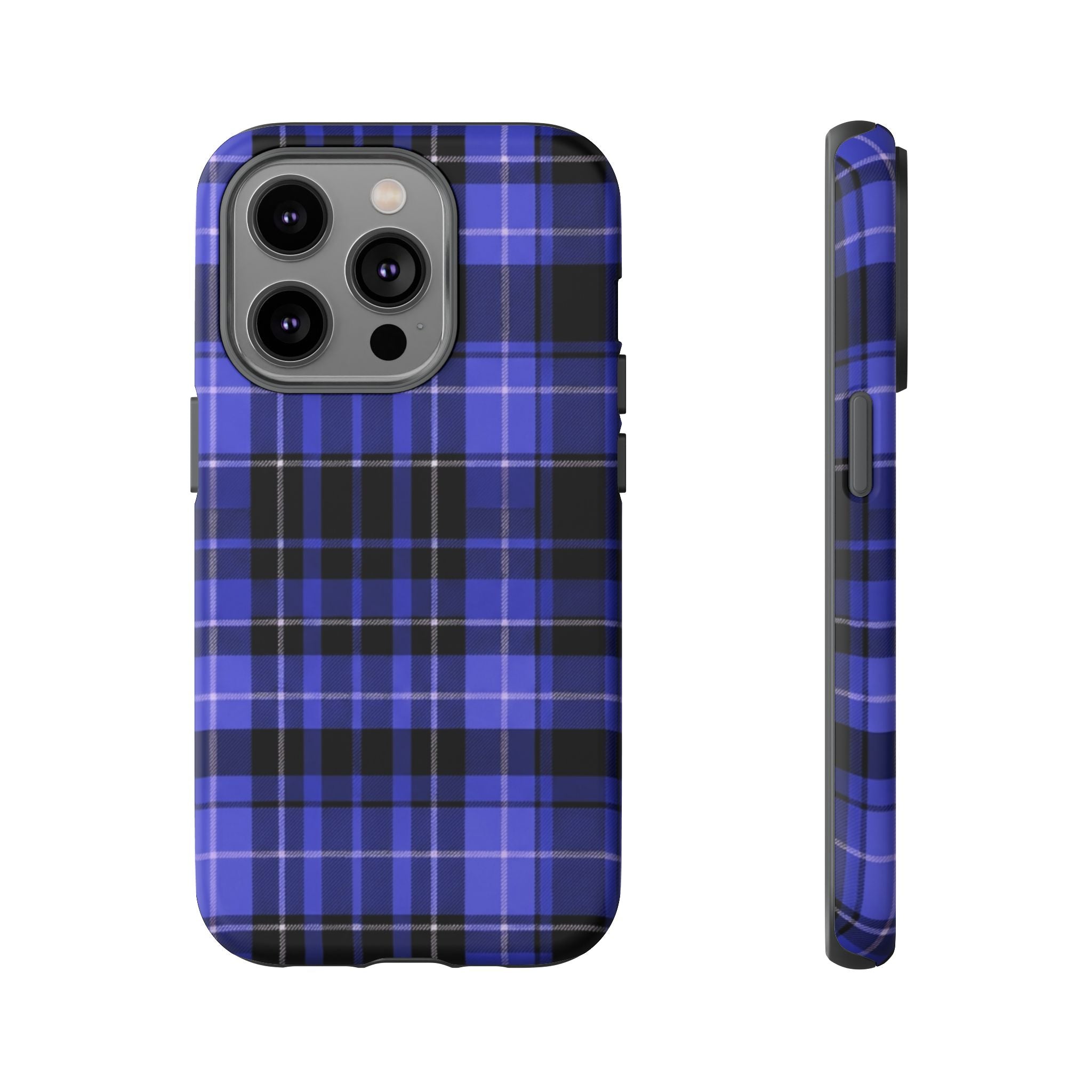 Blue Buffalo Plaid Tough Case — Blue Plaid Protective Phone Case