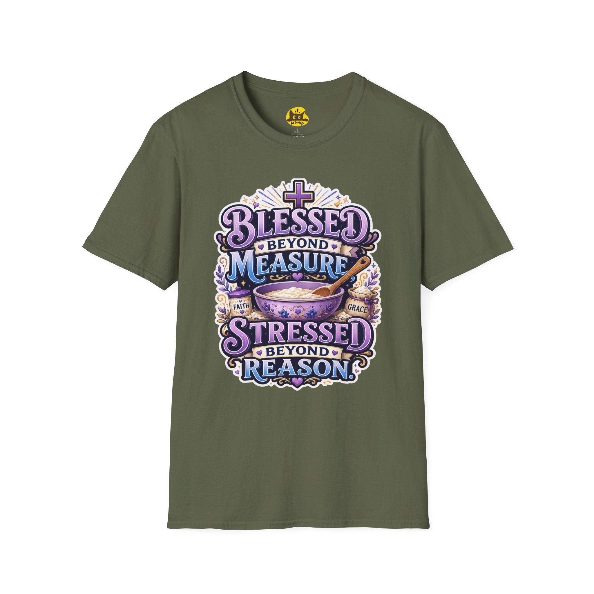 Blessed Beyond Measure T-Shirt — Faith-Inspired Christian Graphic Tee