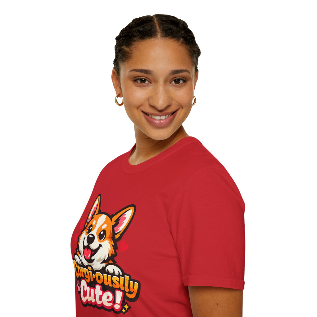 Corgi-ously Cute! Corgi Graphic T-Shirt